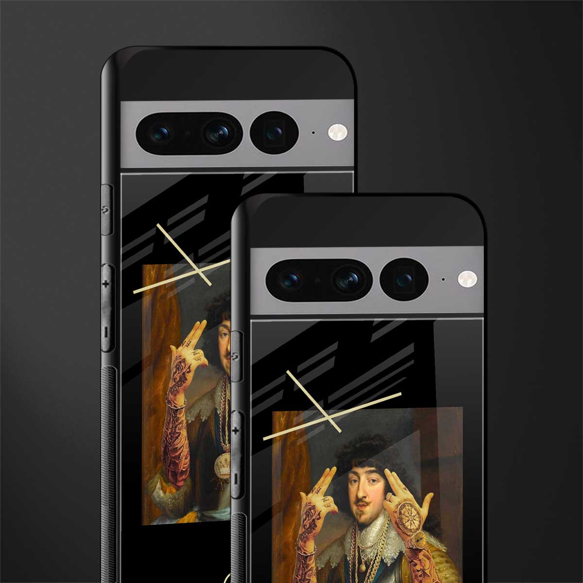 dope napoleon back phone cover | glass case for google pixel 7 pro