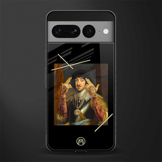 dope napoleon back phone cover | glass case for google pixel 7 pro