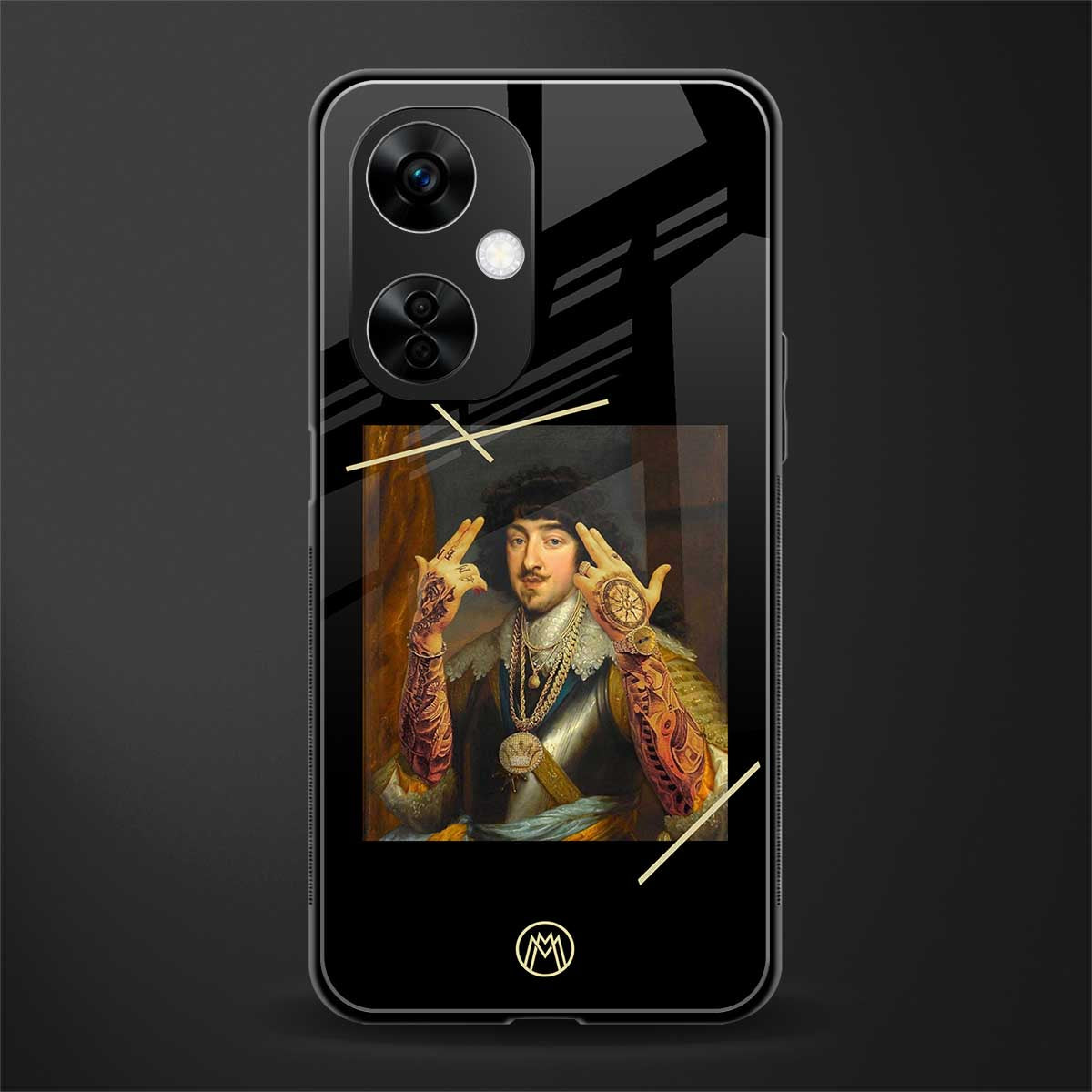 dope napoleon back phone cover | glass case for oneplus nord ce 3 lite