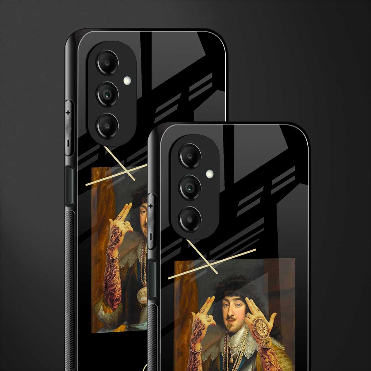 dope napoleon back phone cover | glass case for samsung galaxy a14 5g