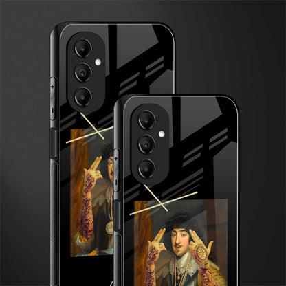 dope napoleon back phone cover | glass case for samsung galaxy a14 5g