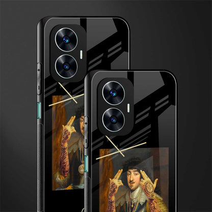 dope napoleon back phone cover | glass case for realme c55