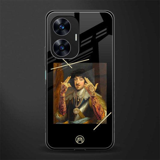 dope napoleon back phone cover | glass case for realme c55