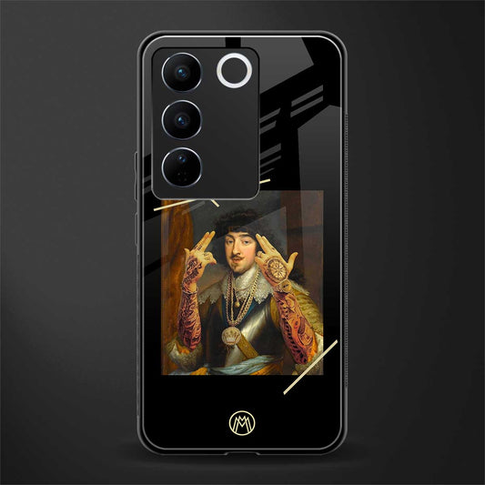 dope napoleon back phone cover | glass case for vivo v27 pro 5g