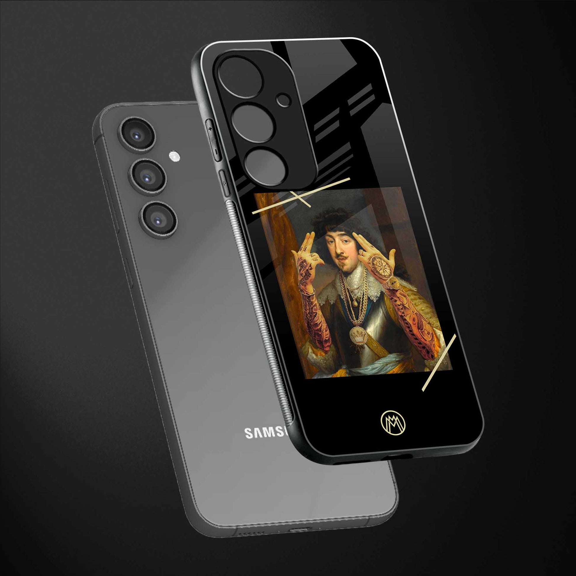 dope napoleon back phone cover | glass case for samsung galaxy s23 fe 5g