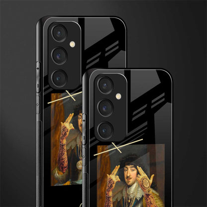 dope napoleon back phone cover | glass case for samsung galaxy s23 fe 5g