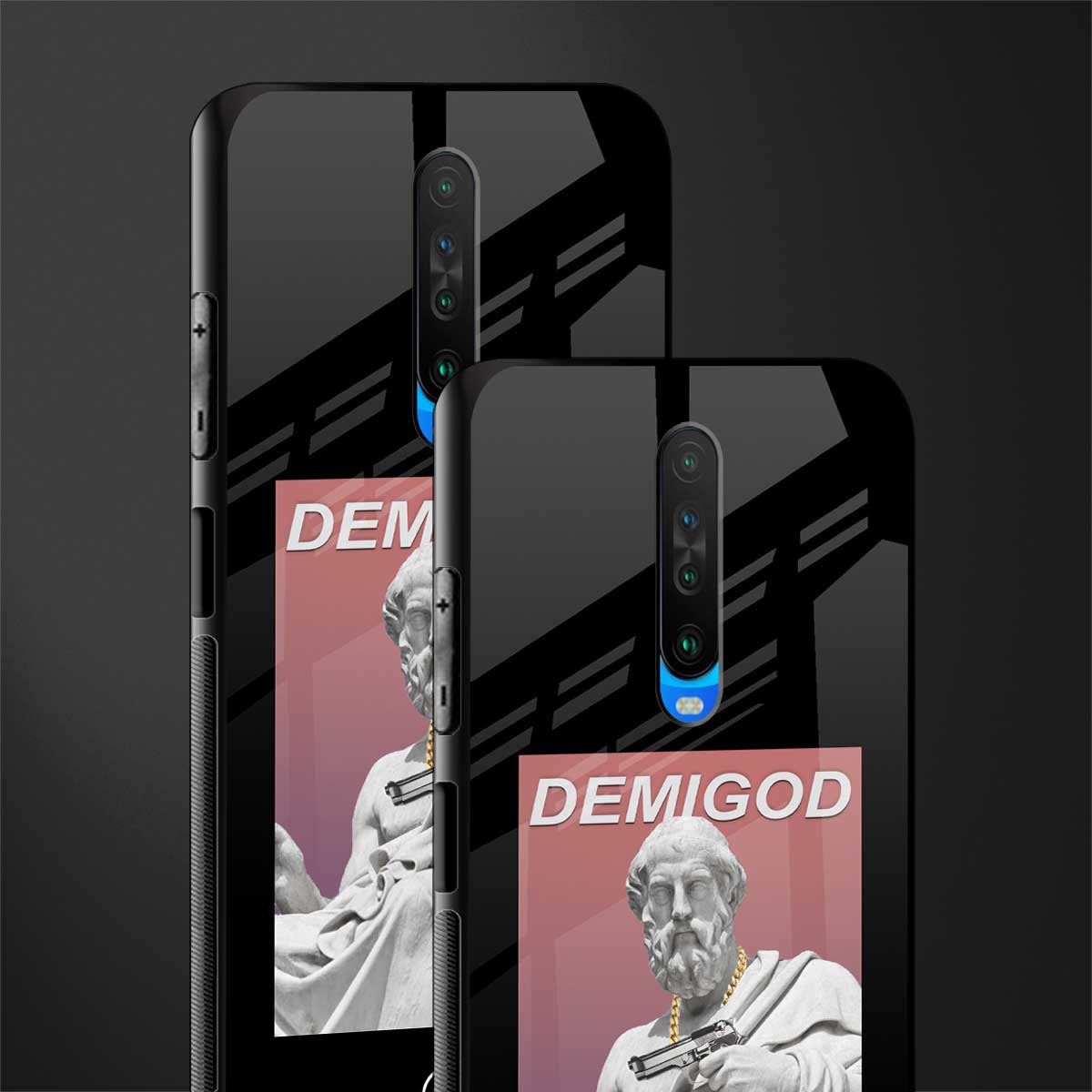 dope socerates glass case for poco x2 image-2