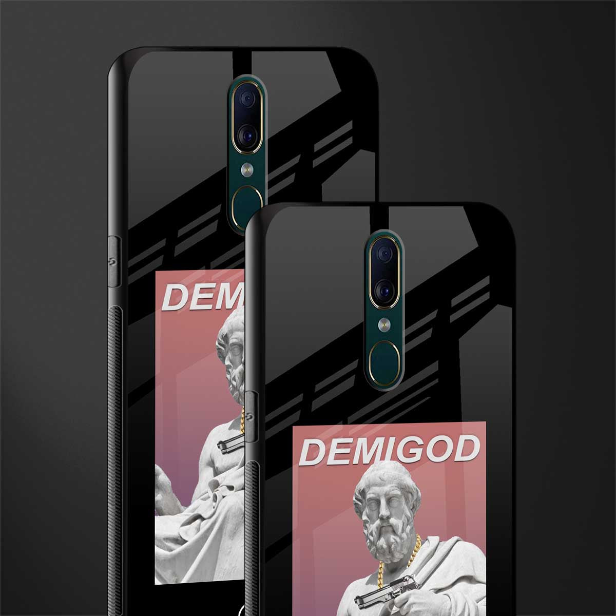 dope socerates glass case for oppo a9 image-2