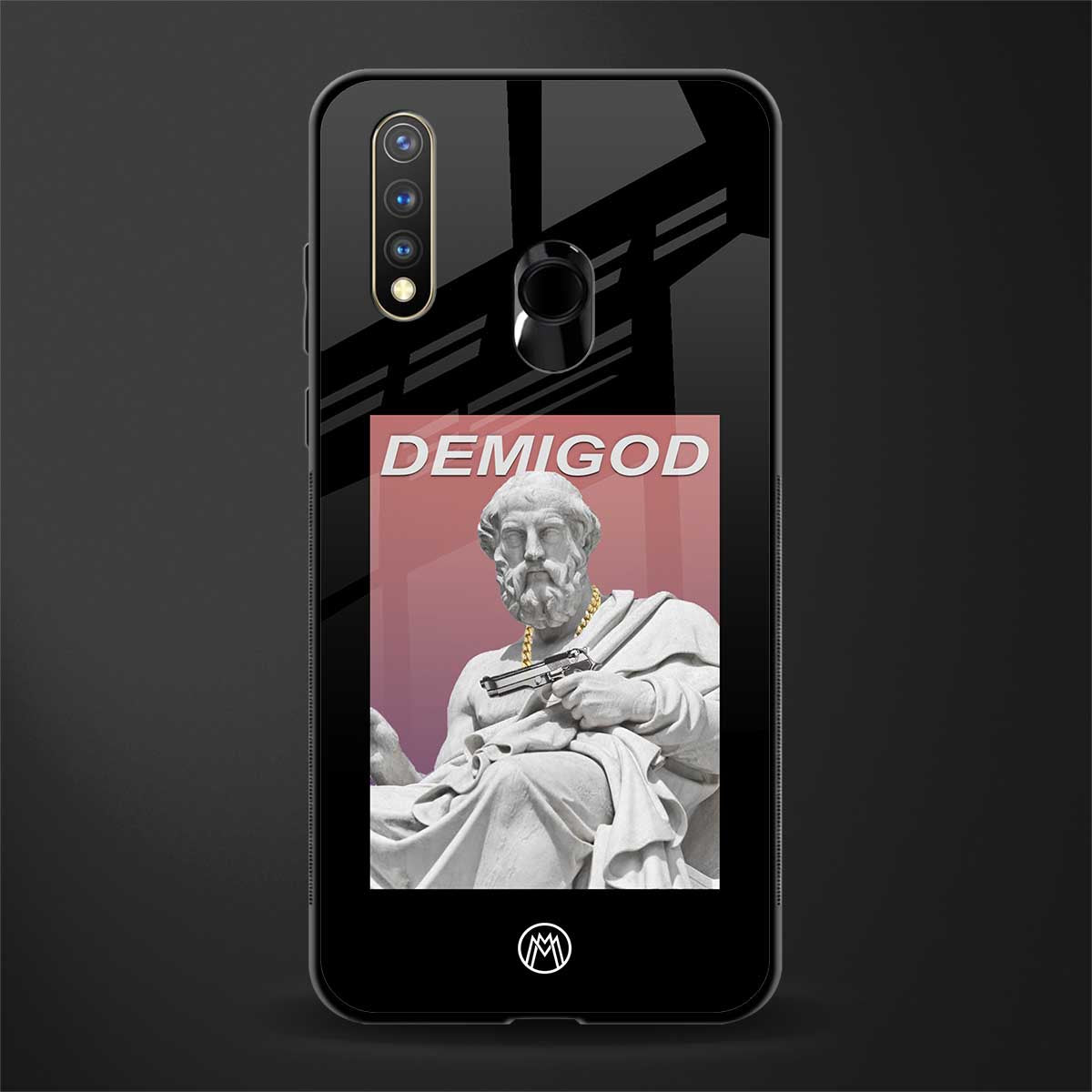 dope socerates glass case for vivo y19 image