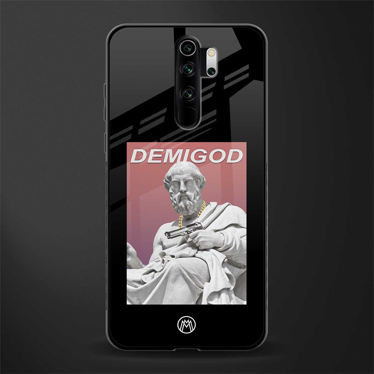 dope socerates glass case for redmi note 8 pro image