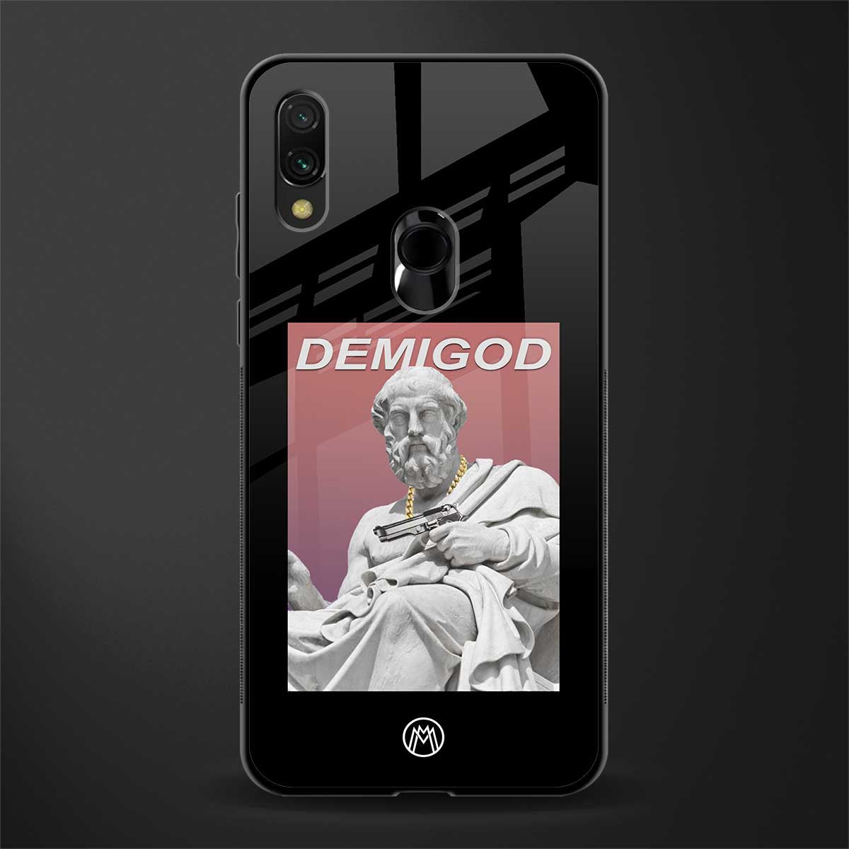 dope socerates glass case for redmi 7redmi y3 image