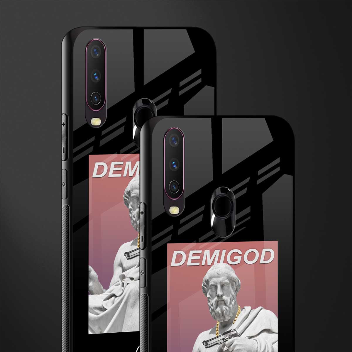 dope socerates glass case for vivo y15 image-2