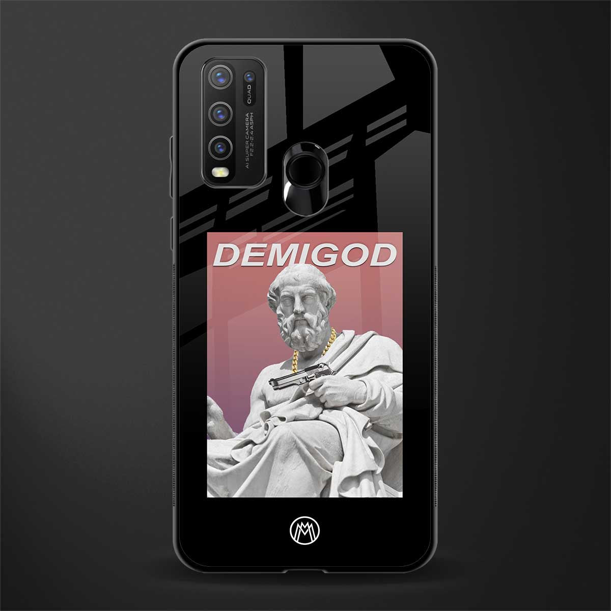 dope socerates glass case for vivo y30 image