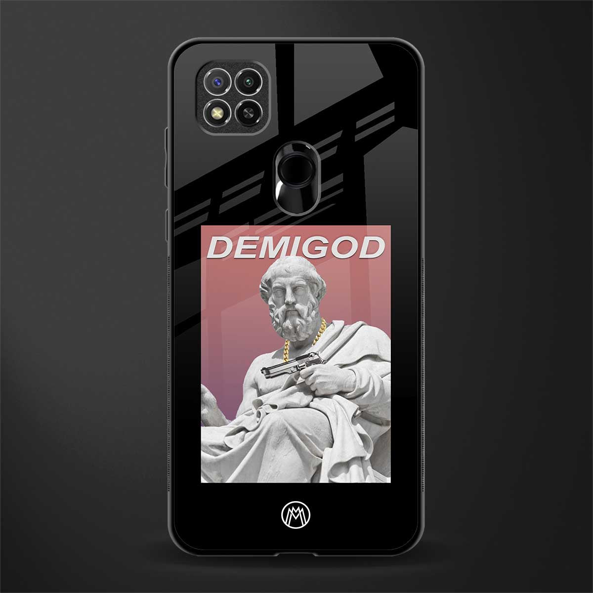 dope socerates glass case for poco c31 image