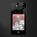 dope socerates glass case for poco x3 pro image