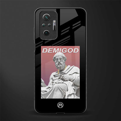 dope socerates glass case for redmi note 10 pro max image