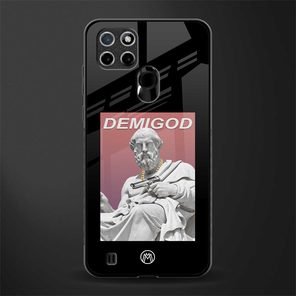 dope socerates glass case for realme c21 image