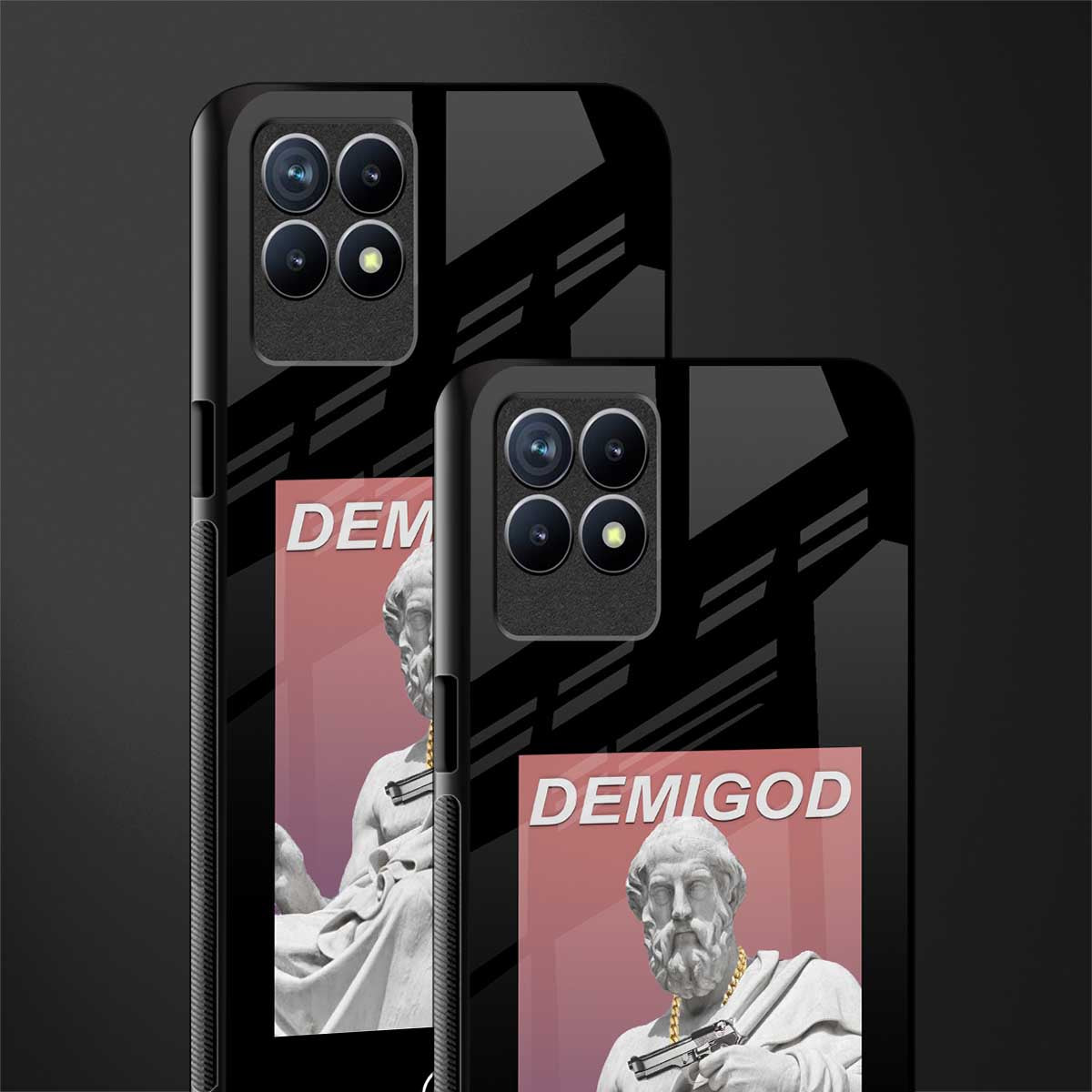 dope socerates glass case for realme 8i image-2