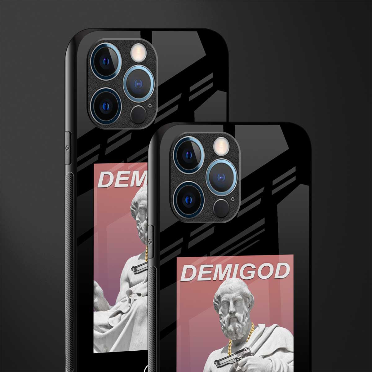 dope socerates glass case for iphone 12 pro image-2