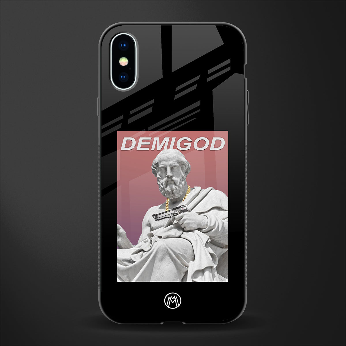 dope socerates glass case for iphone xs image