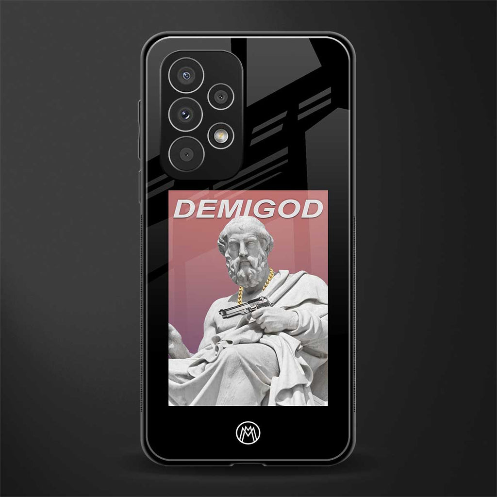dope socerates back phone cover | glass case for samsung galaxy a73 5g