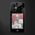 dope socerates back phone cover | glass case for oppo f21 pro 5g