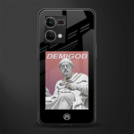 dope socerates back phone cover | glass case for oppo f21 pro 4g