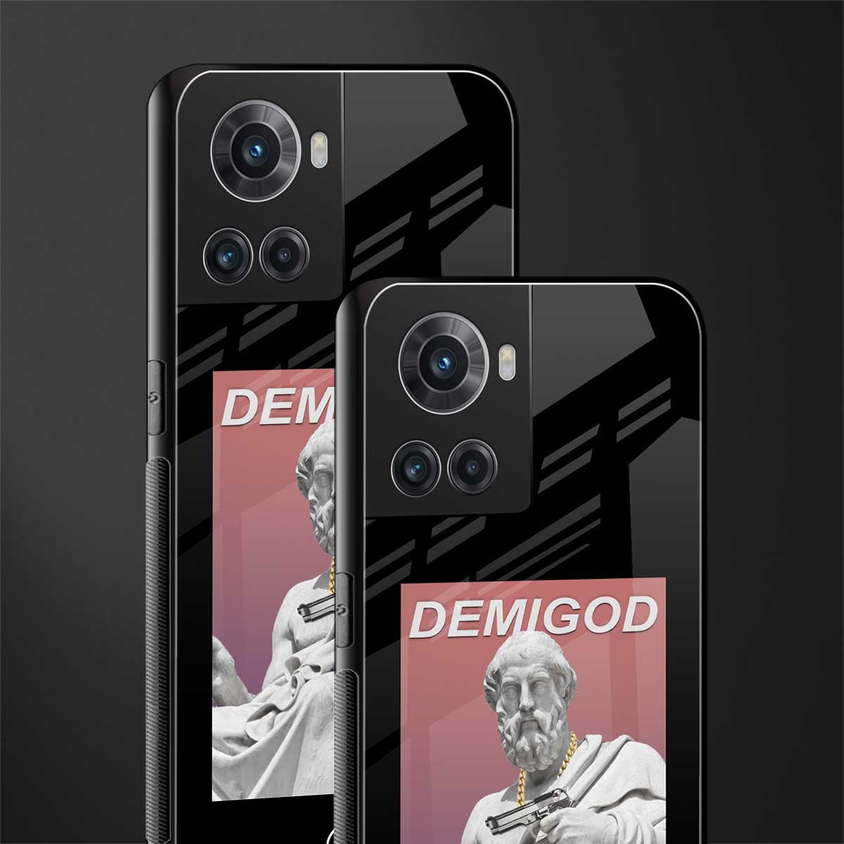 dope socerates back phone cover | glass case for oneplus 10r 5g