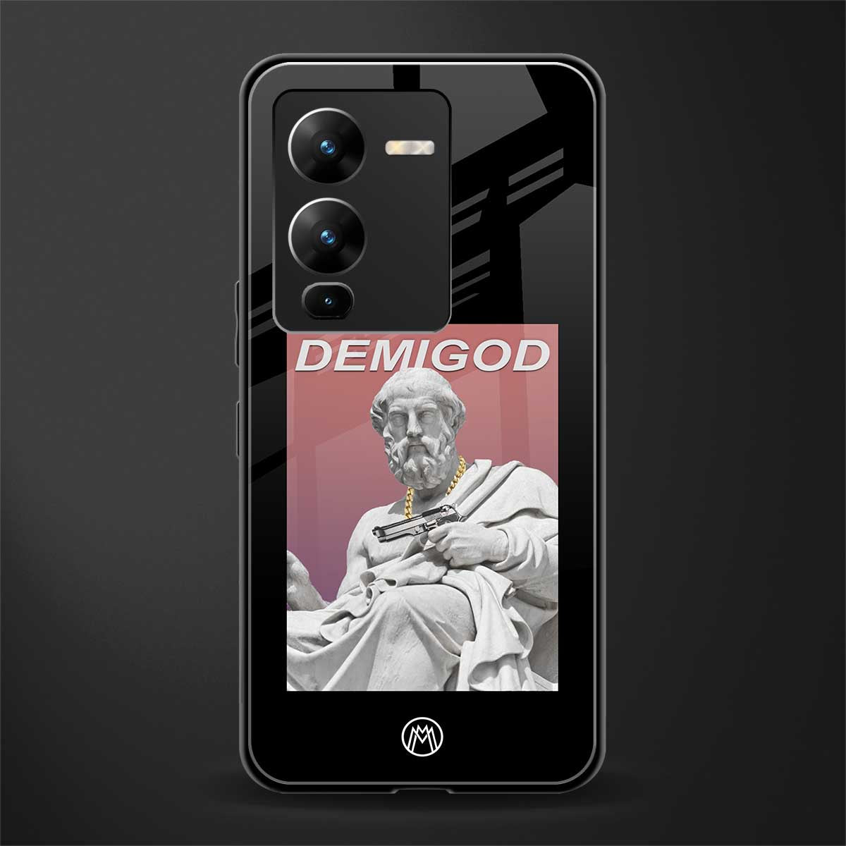 dope socerates back phone cover | glass case for vivo v25 pro 5g