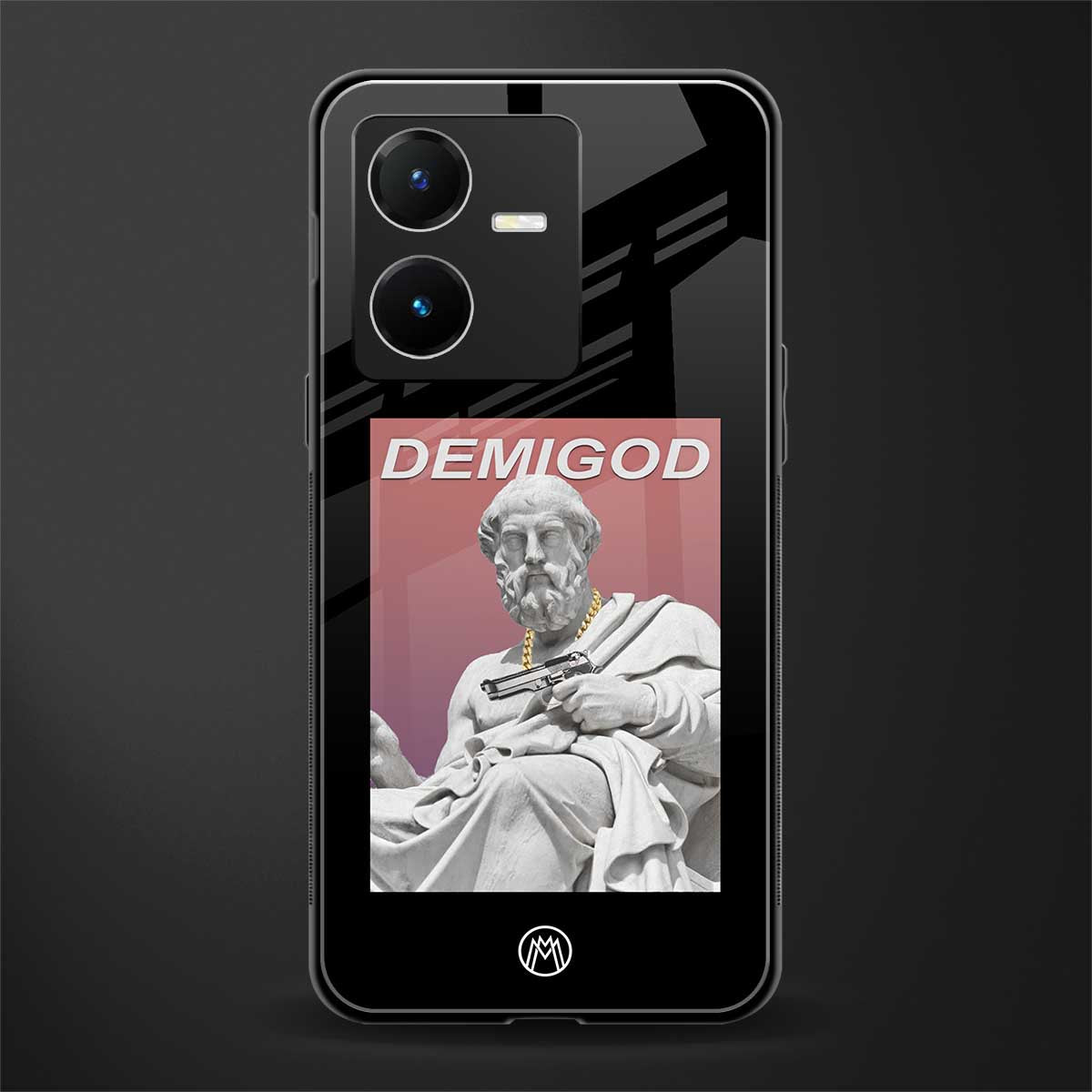 dope socerates back phone cover | glass case for vivo y22
