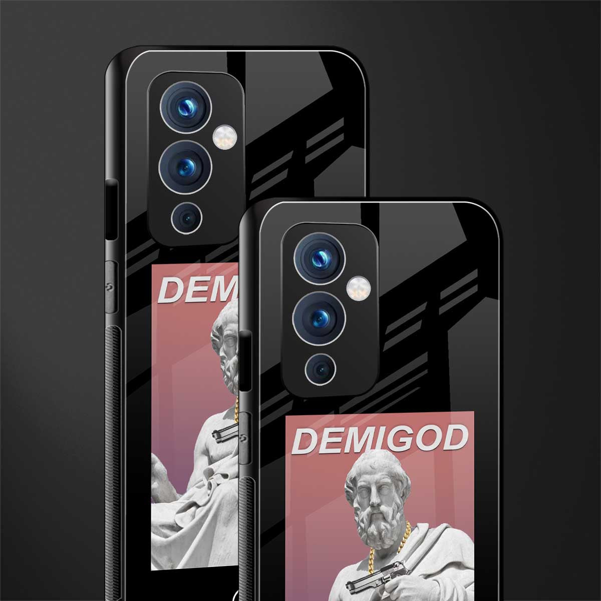 dope socerates back phone cover | glass case for oneplus 9