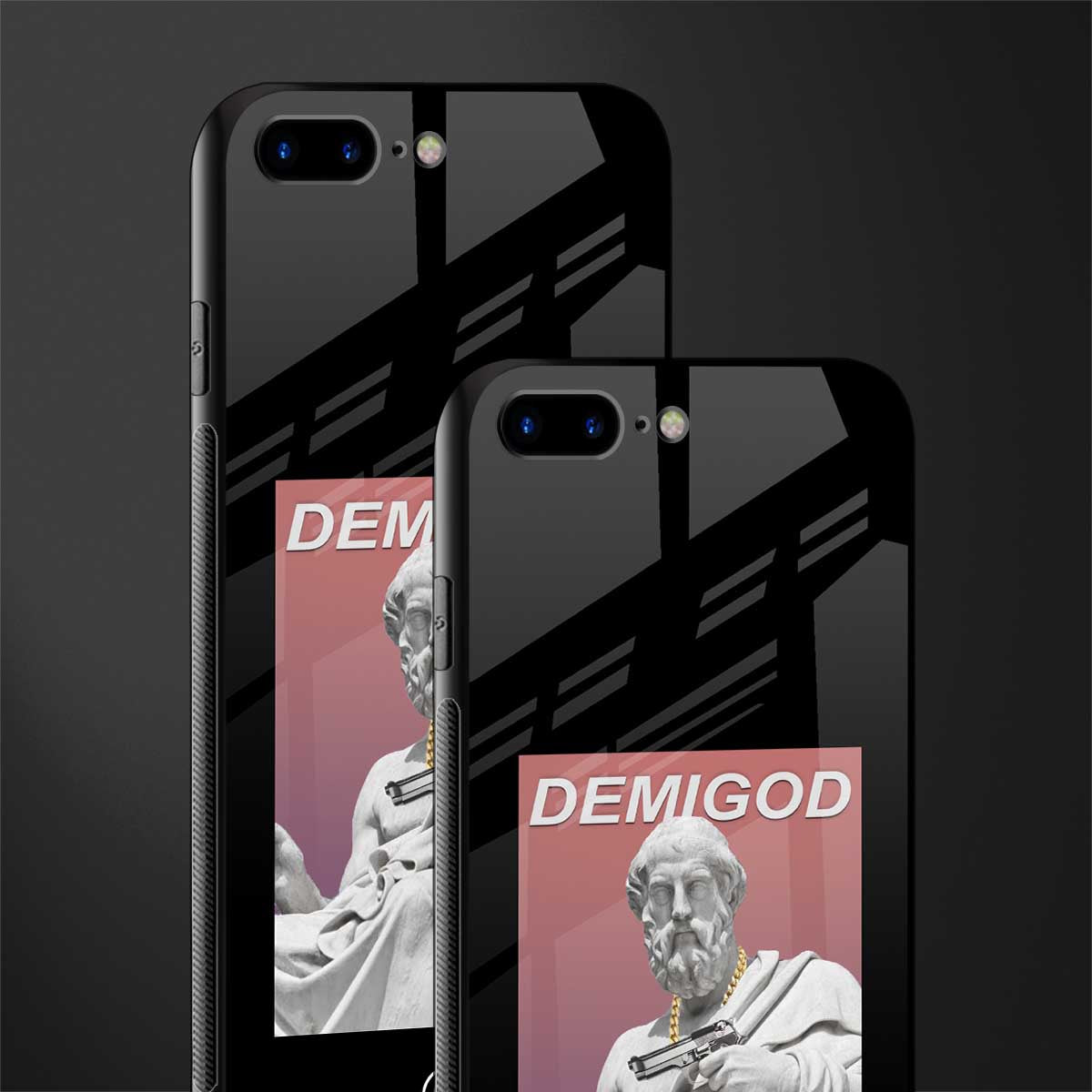 dope socerates glass case for iphone 8 plus image-2
