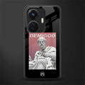 dope socerates back phone cover | glass case for vivo t1 44w 4g
