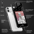 dope socerates back phone cover | glass case for redmi note 11 pro plus 4g/5g