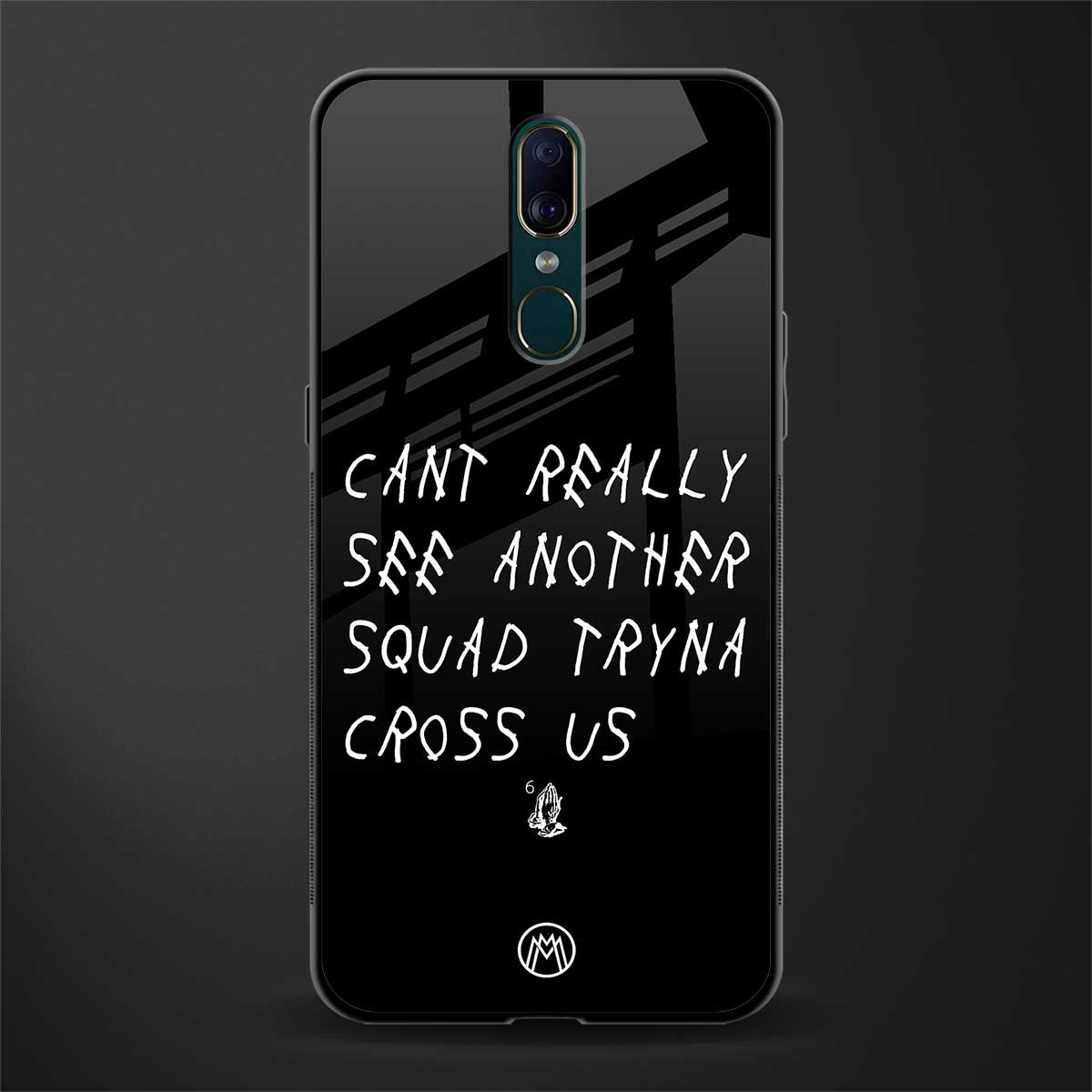 dope squad glass case for oppo a9 image