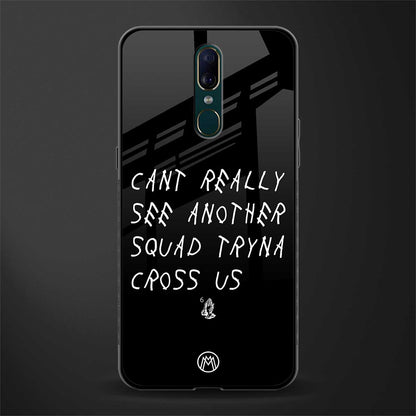 dope squad glass case for oppo a9 image