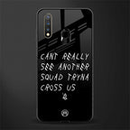 dope squad glass case for vivo u20 image