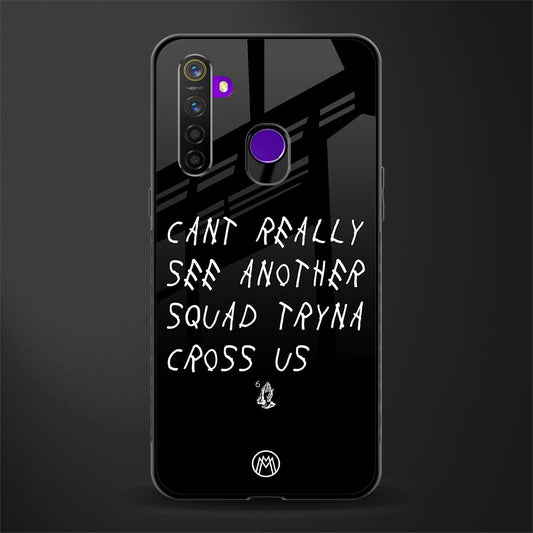dope squad glass case for realme 5s image