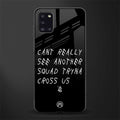 dope squad glass case for samsung galaxy a31 image