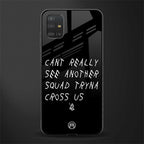 dope squad glass case for samsung galaxy a51 image