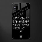 dope squad glass case for samsung galaxy f41 image