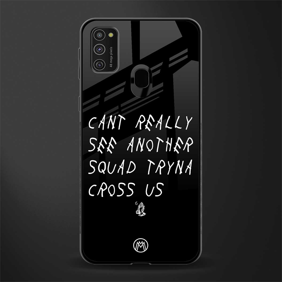 dope squad glass case for samsung galaxy m21 image