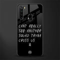 dope squad glass case for redmi note 8 image