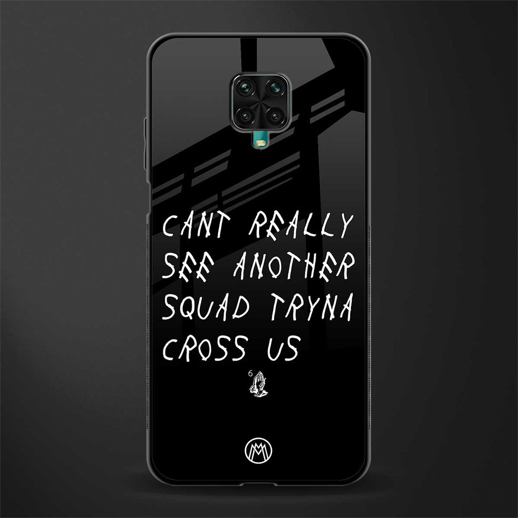 dope squad glass case for redmi note 9 pro image