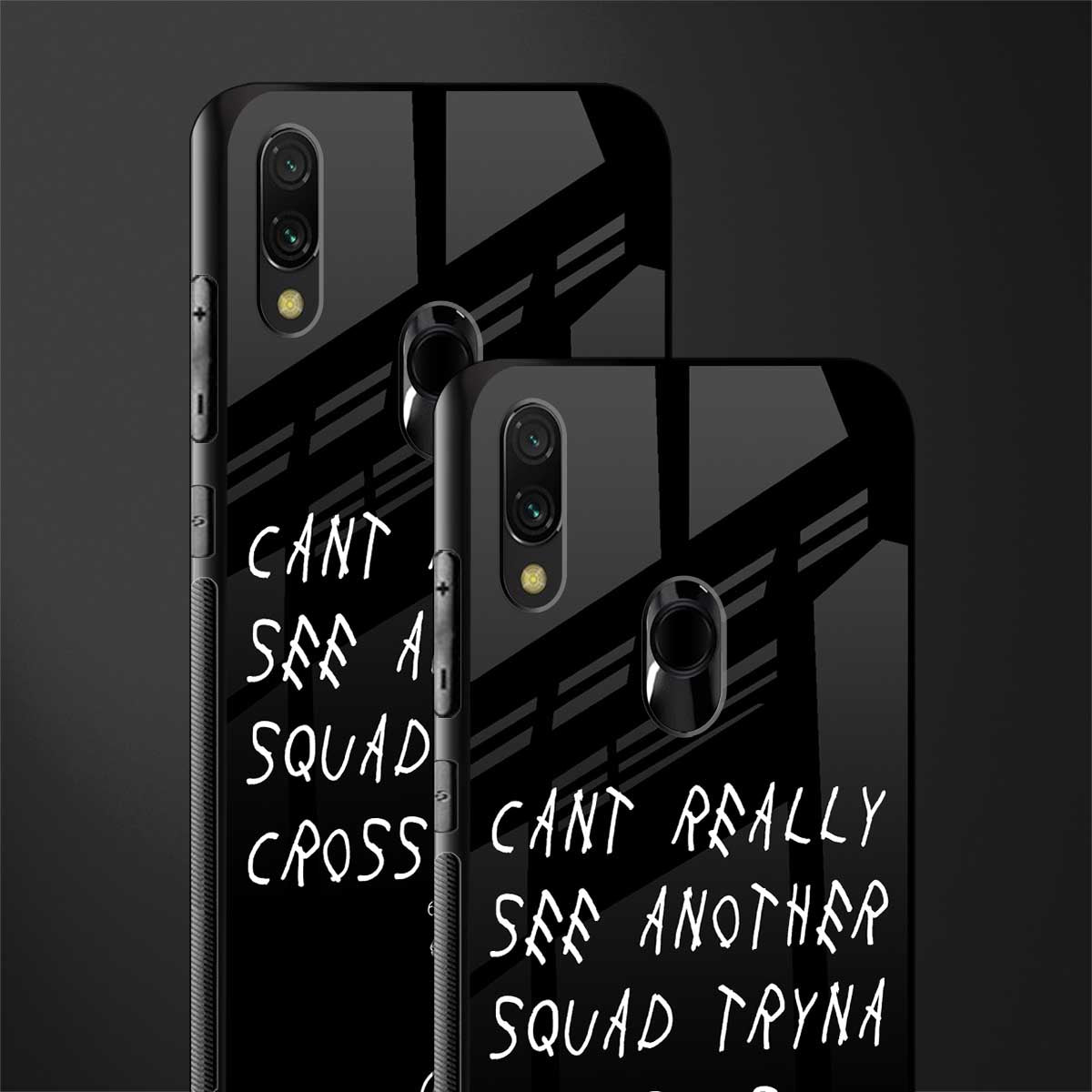 dope squad glass case for redmi y3 image-2