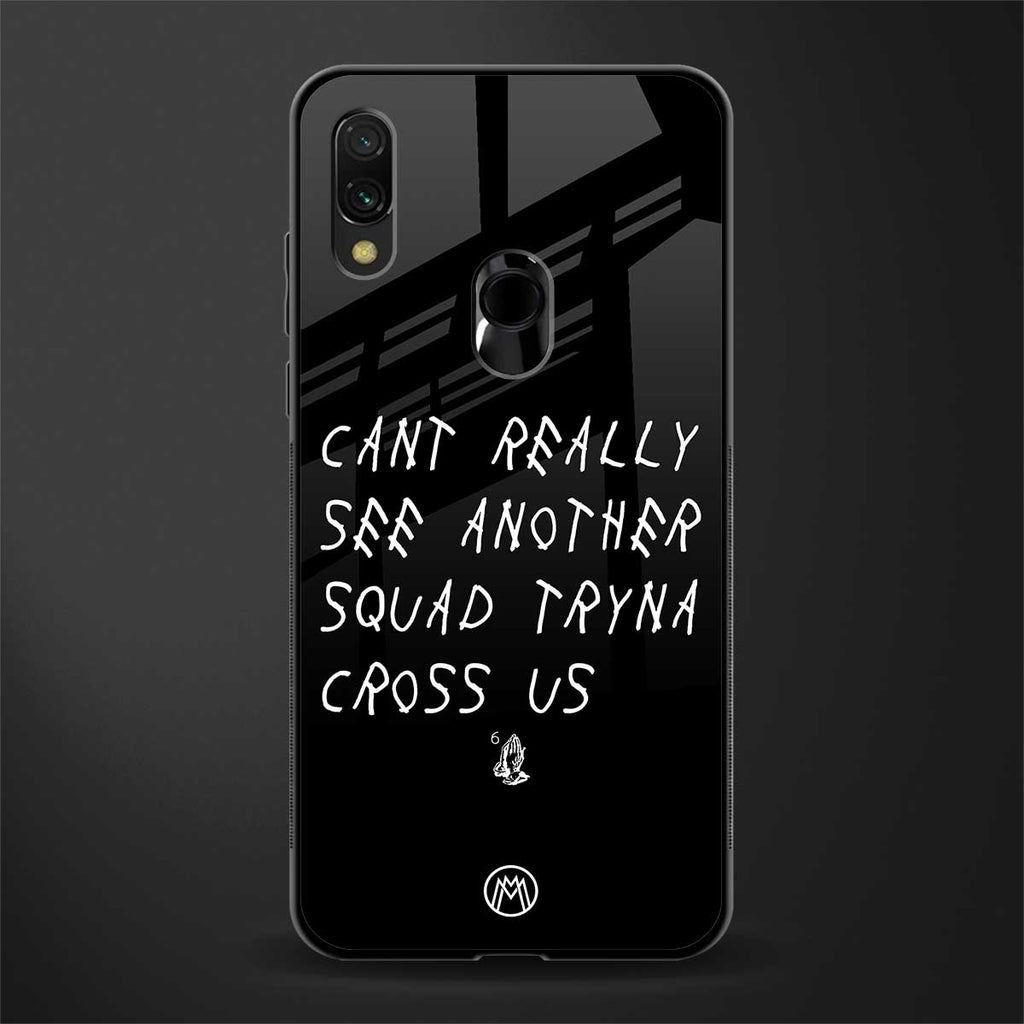 dope squad glass case for redmi note 7 pro image