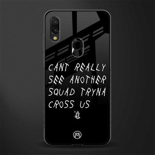 dope squad glass case for redmi y3 image