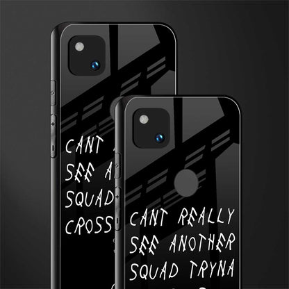 dope squad back phone cover | glass case for google pixel 4a 4g