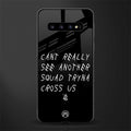 dope squad glass case for samsung galaxy s10 plus image