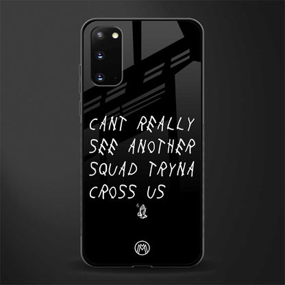 dope squad glass case for samsung galaxy s20 image